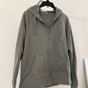 Uniqlo Olive Green Full Zip Jacket